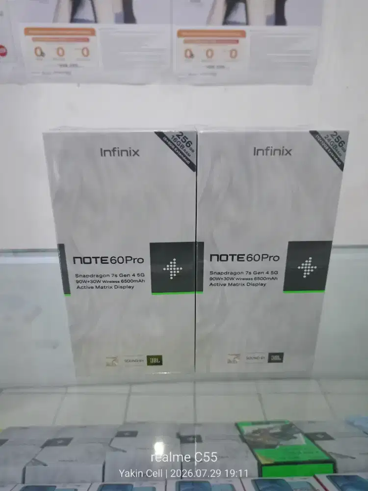Infinix Note 60 Pro 5G 8/256 GB Snapdragon 7s Gen 4 Garansi Resmi