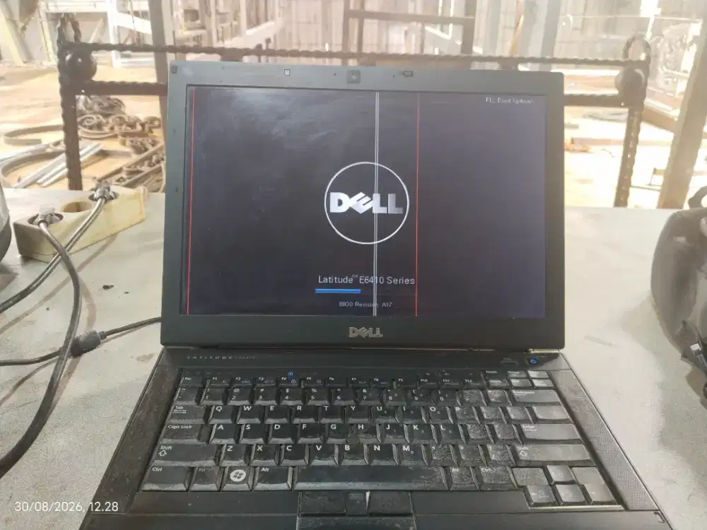 Dell Latitude E6410 Mesin Hidup Masuk BIOS - LCD Bergaris / HDD Rusak