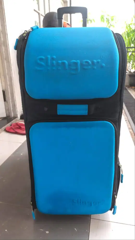 Slinger Ball Machine Bag Tennis Training ( Mesin Pelontar Bola Tenis )