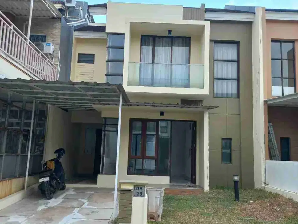 DISEWA CEPAT RUMAH LUAS 128 M2 RAPI SIAP HUNI DI FORESTA ALBERA BSD