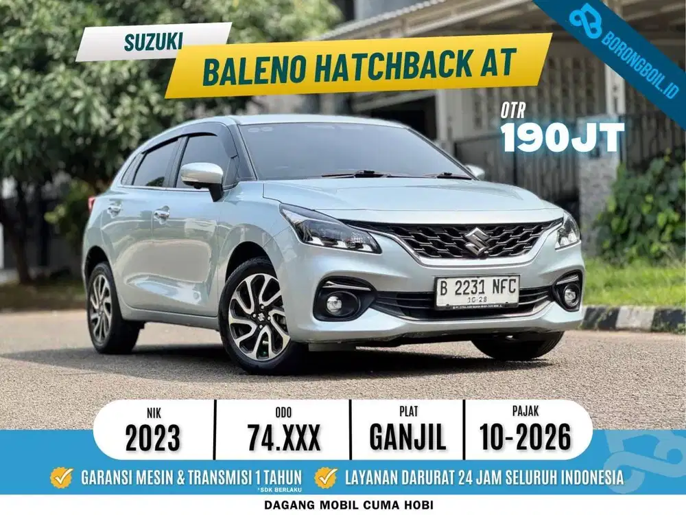 Baleno Hatchback AT Silver Metalik 2023