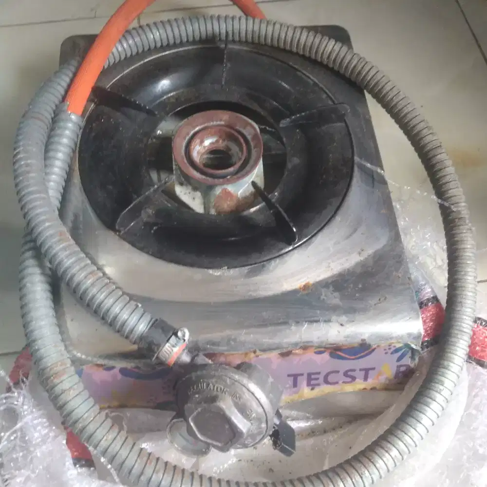 Kompor 1 tungku tecstar plus selang