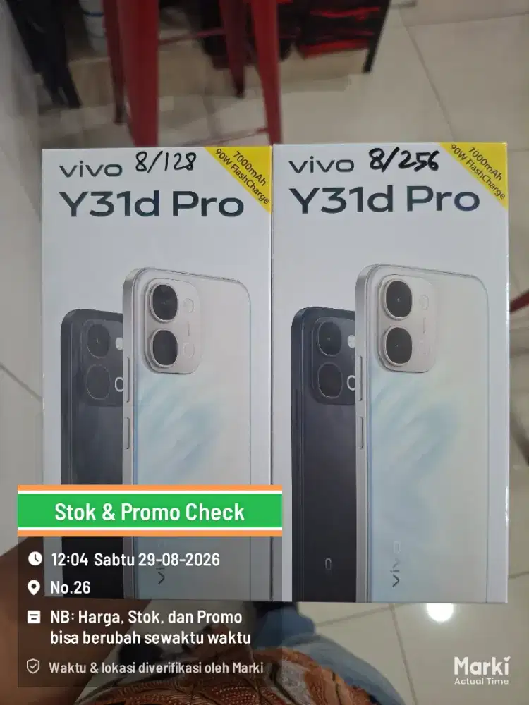 NEW VIVO Y31D PRO SERIES. SEGEL GARANSI RESMI. PROMO TERBATAS‼️
