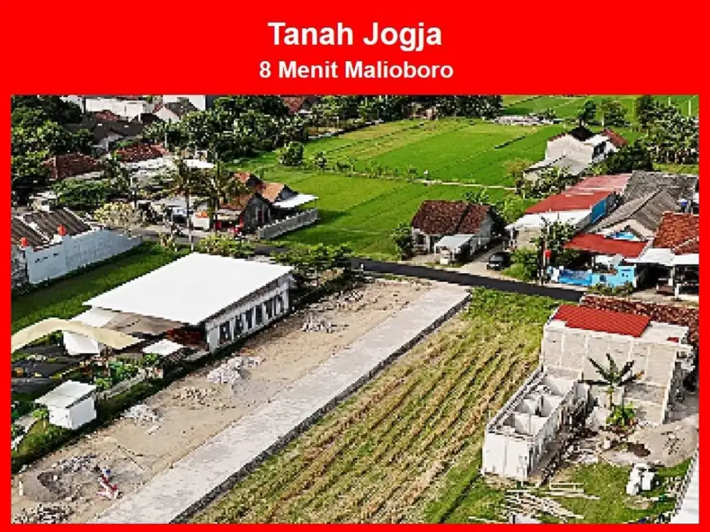 Dijual Tanah Yogyakarta di Jl. Turusan Permai 4 Menit Univ PGR
