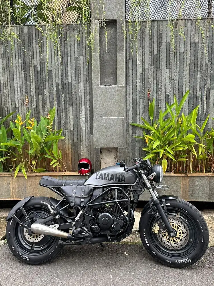 YAMAHA CUSTOM SCRAMBLER / BRAT STYLE | FULL MODIF | SIAP PAKAI