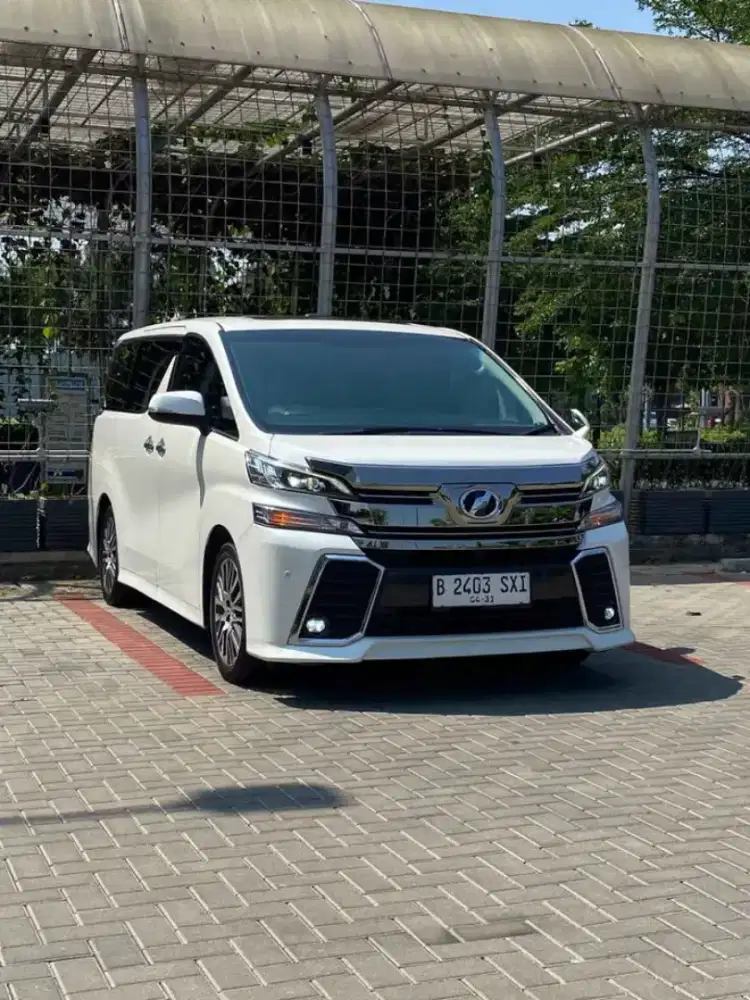 Toyota vellfire ZG audioless matic tahun 2015