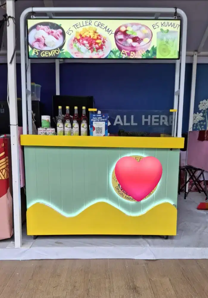Dijual booth minuman