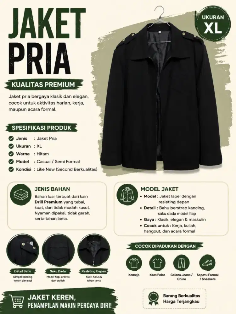 Fashion Jaket Pria