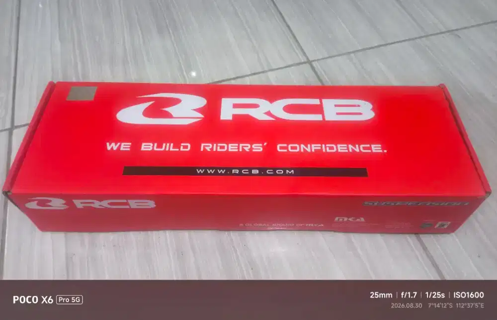 RCB A3 365mm Red/Black Shock Absorber