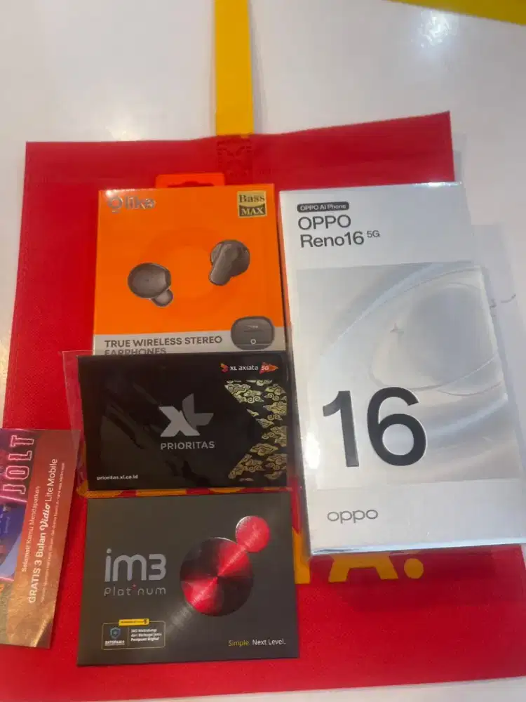 PROMO SPESIAL DARI PRODUK OPPO RENO 16 5G 8/256GB + KARTU OPERATOR