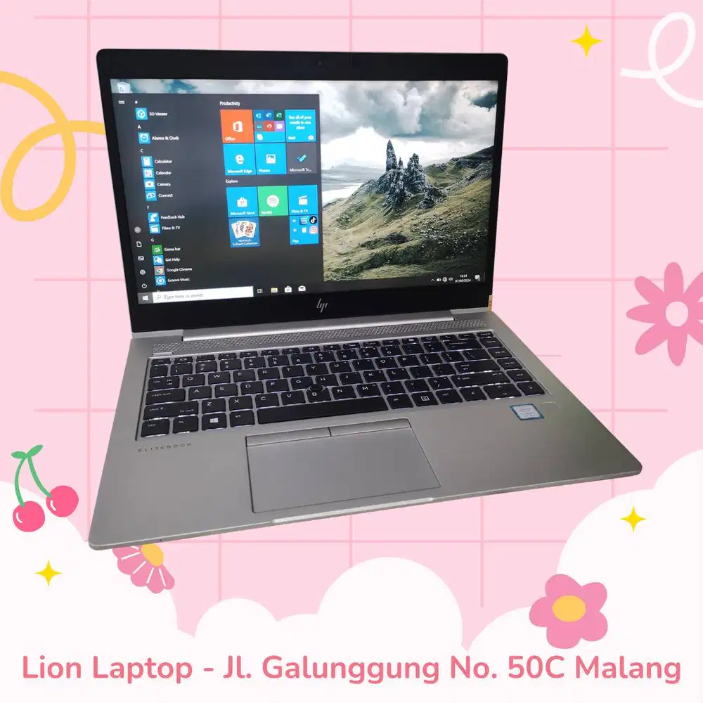 Core i5 Gen 8 RAM 8GB SSD 256GB HP Elitebook 840 G5 [30|08]