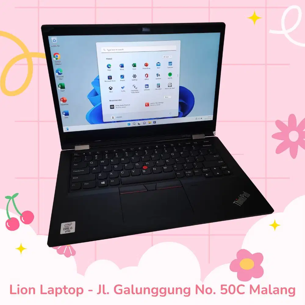 RAM 16GB Core i5 Gen10 Flip 360° SSD 256GB Lenovo Thinkpad YOGA L13 [3