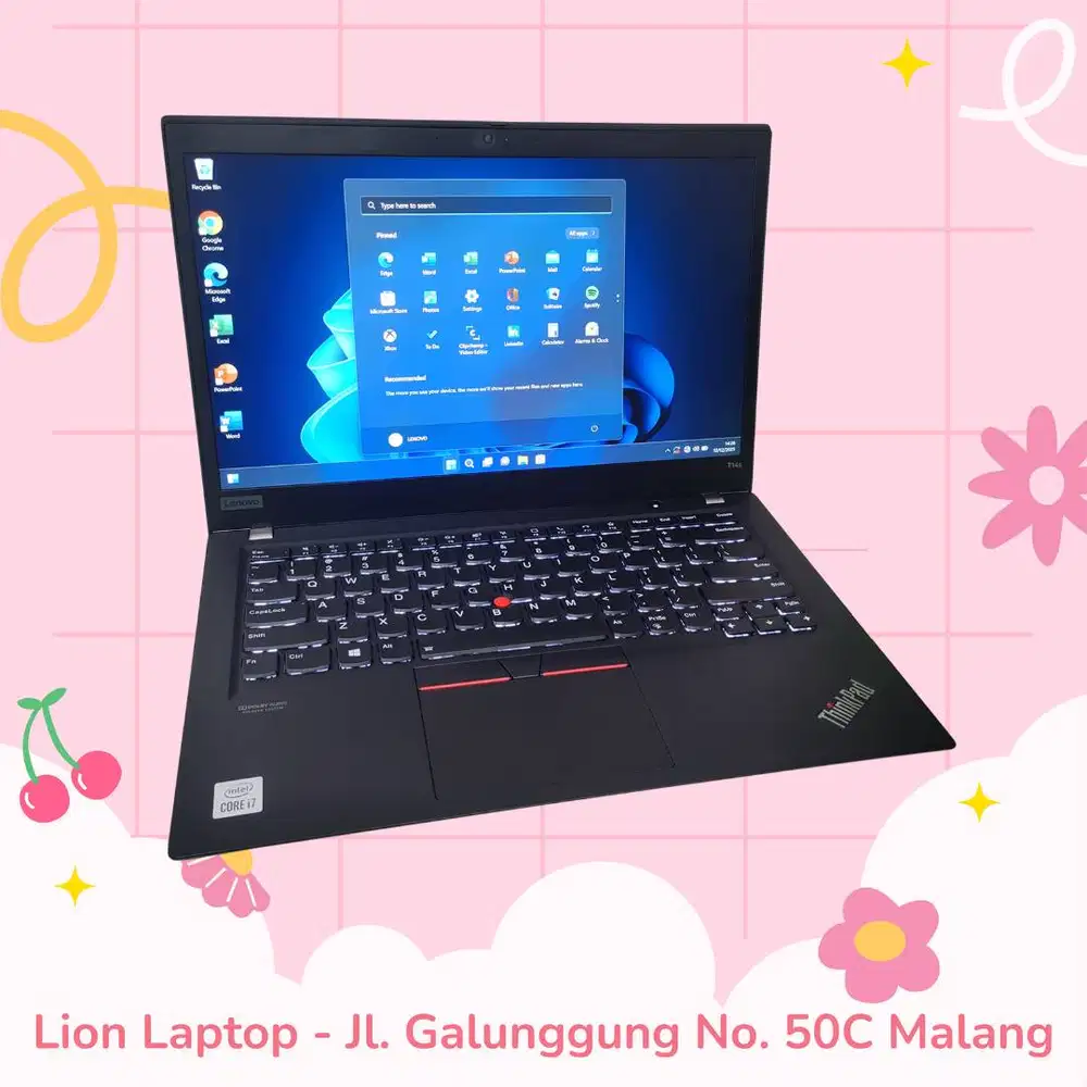 RAM 16GB Core i7 Gen 10 Slim SSD 256GB Lenovo Thinkpad T14S [30|08]