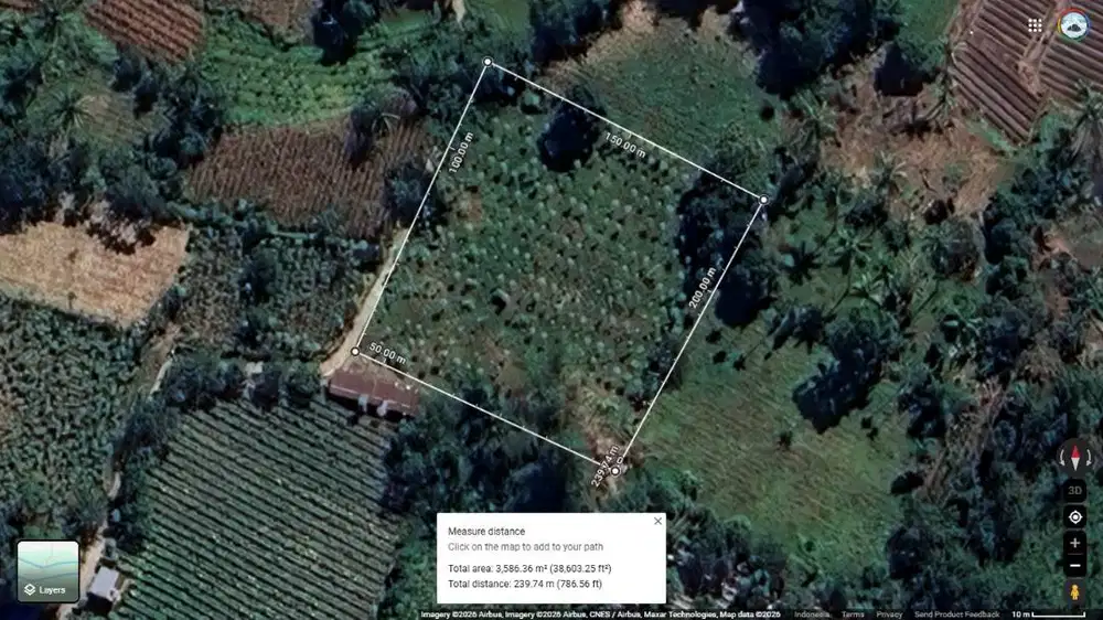 Dijual Tanah Kebun Subur 3.580 m² SHM, Nagari Piobang, 50 Kota