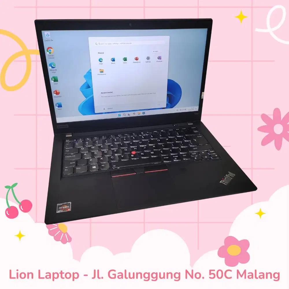 RAM 16GB AMD Ryzen 5 PRO VGA 2GB Lenovo Thinkpad T495 [30|08]