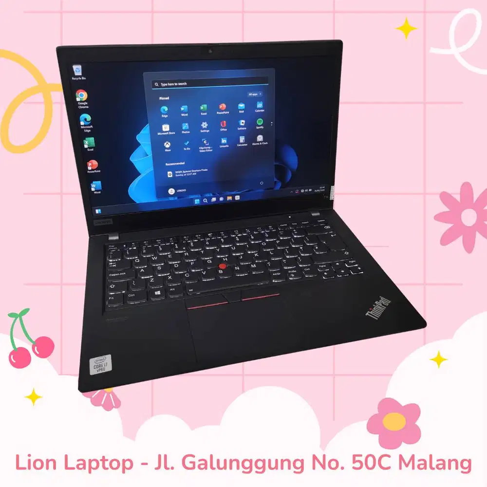 RAM 16GB i7 Gen 10 SSD 256GB Lenovo Thinkpad T14 gen 1 [30|08]