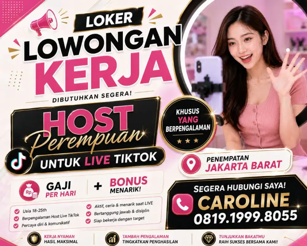 BUTUH CEPAT LANGSUNG KERJA