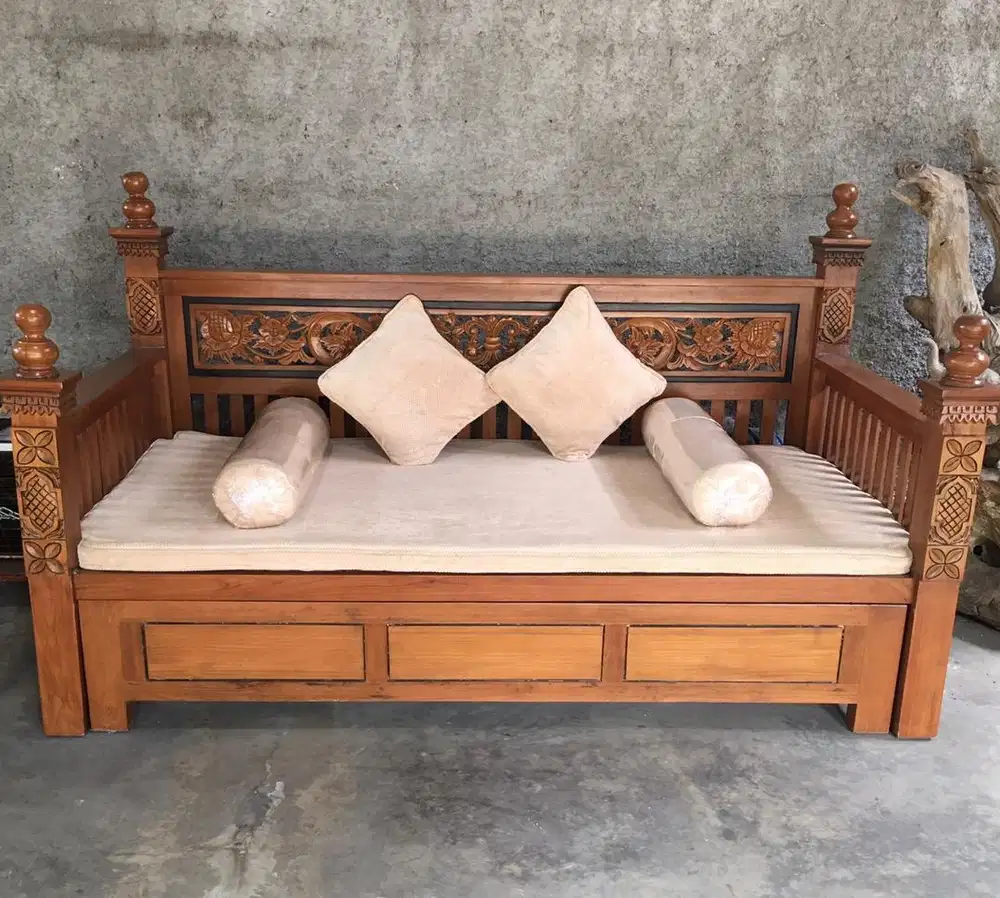 Jual murah Bale-bale / Dipan santai Kayu Jati