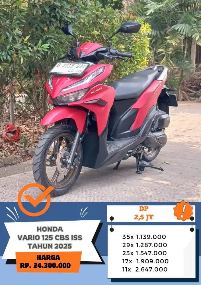 HONDA VARIO 125 CBS ISS Tahun 2025