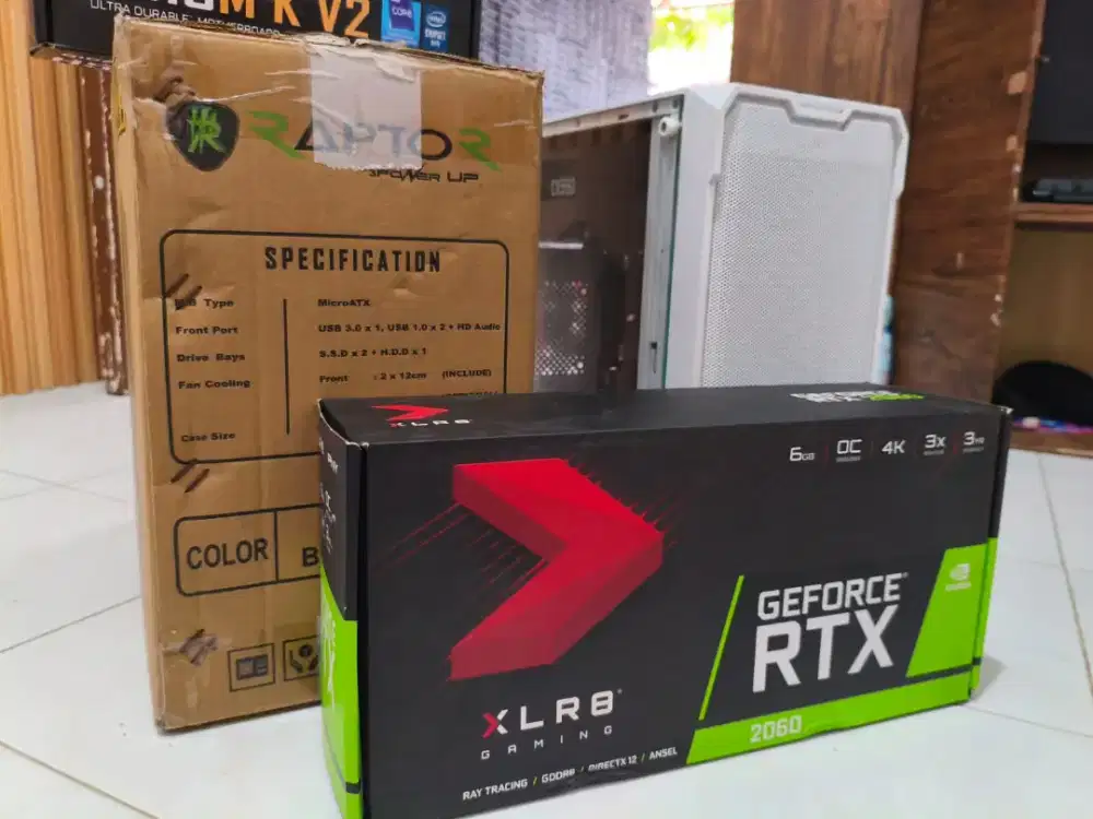 PC GAMING intel i5 11400F Gen 11 RTX 2060 Oc 6Gb Garansi On