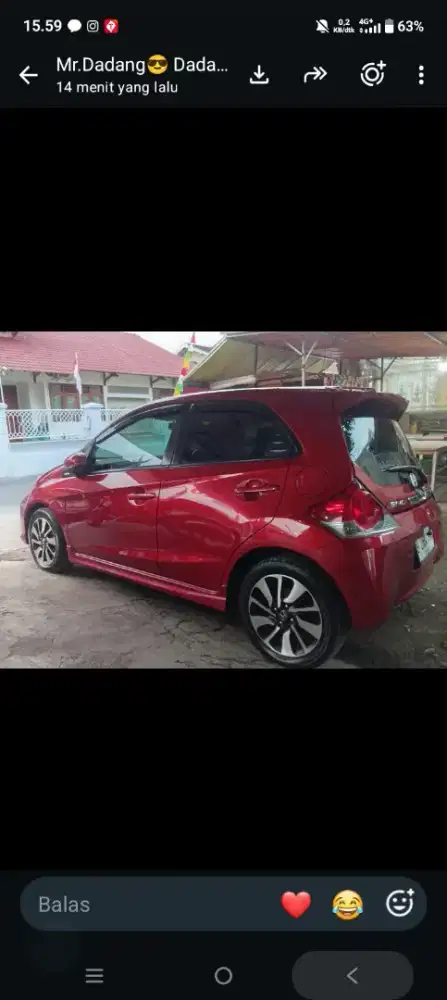Jual brio RS thn 2016 plat B