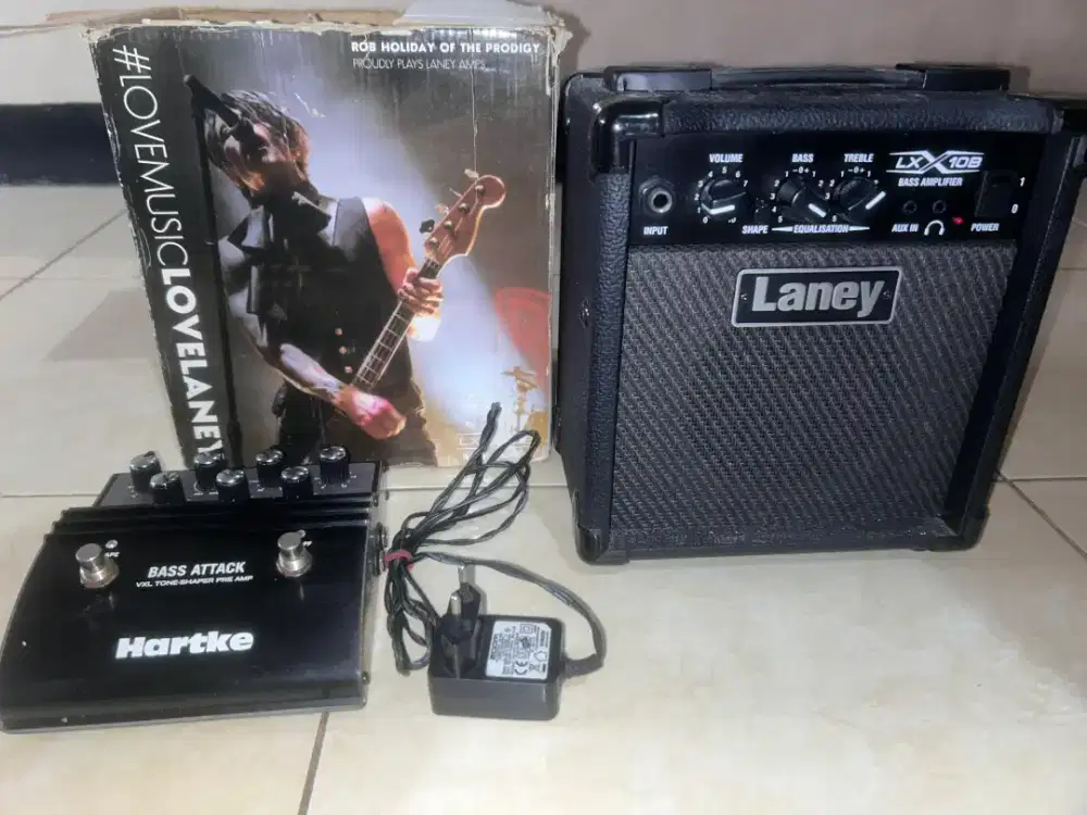 Jual Efek bass hartke & amplifier bass laney LX10B
