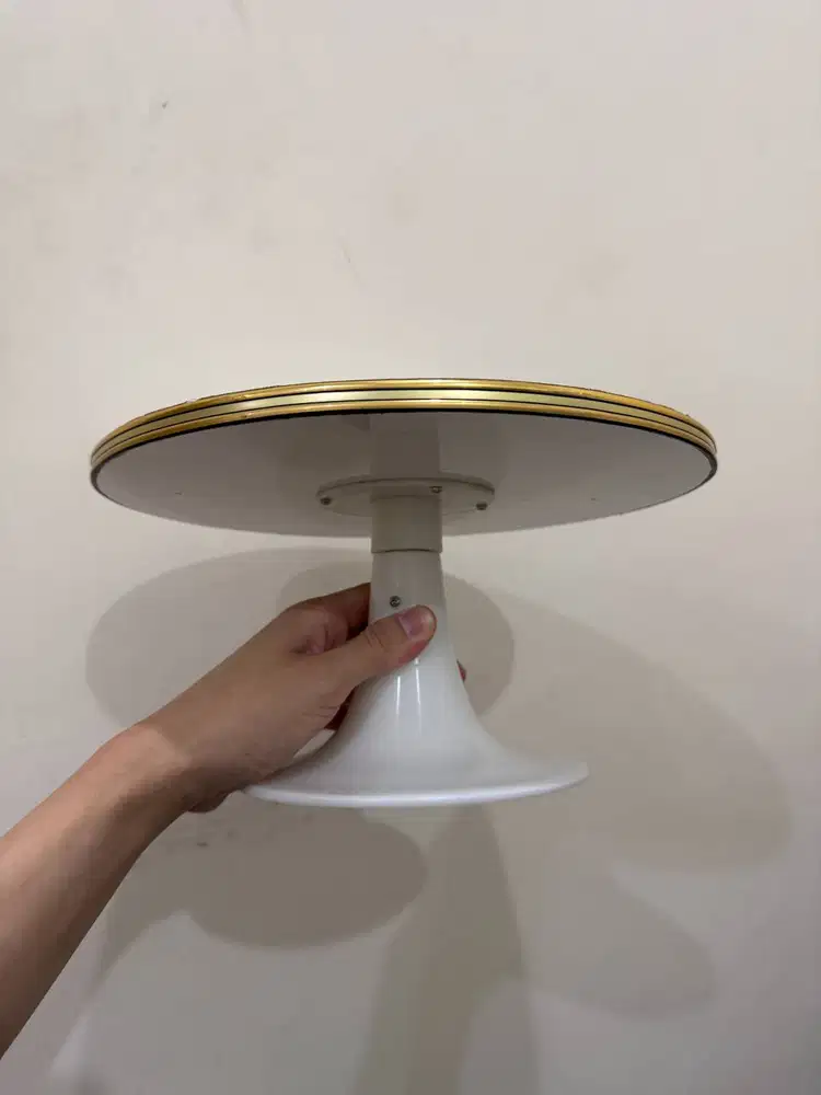 meja putar kue atau cake turntable diameter 29 cm tinggi 14 cm