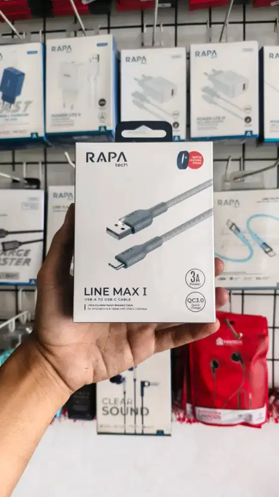 KABEL DATA TYPE C RAPA TECH LINE MAX 1
