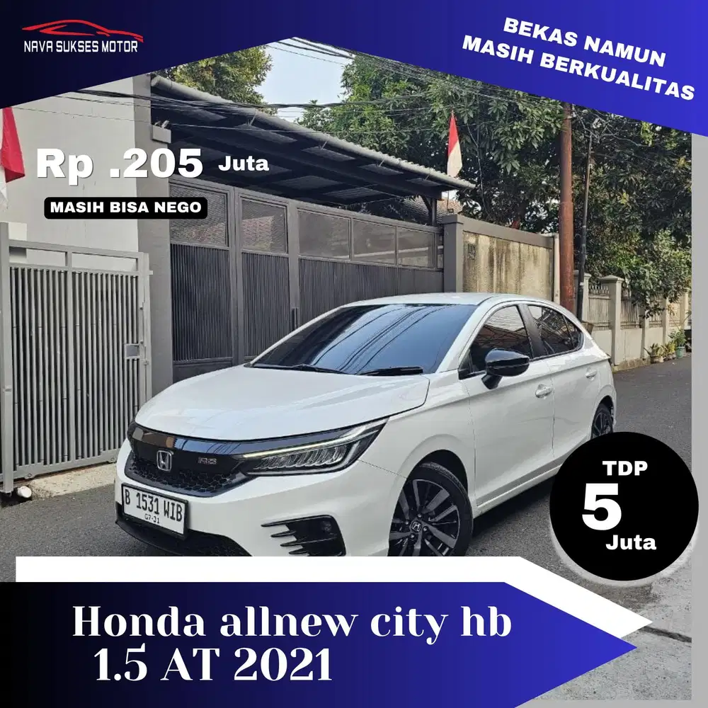TDP 5 JUTA * HONDA CITY HB 2021 *