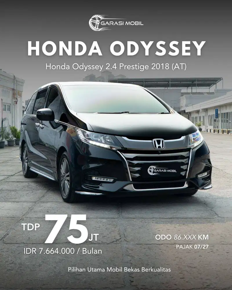 Honda Odyssey 2.4 Prestige 2018 (AT)