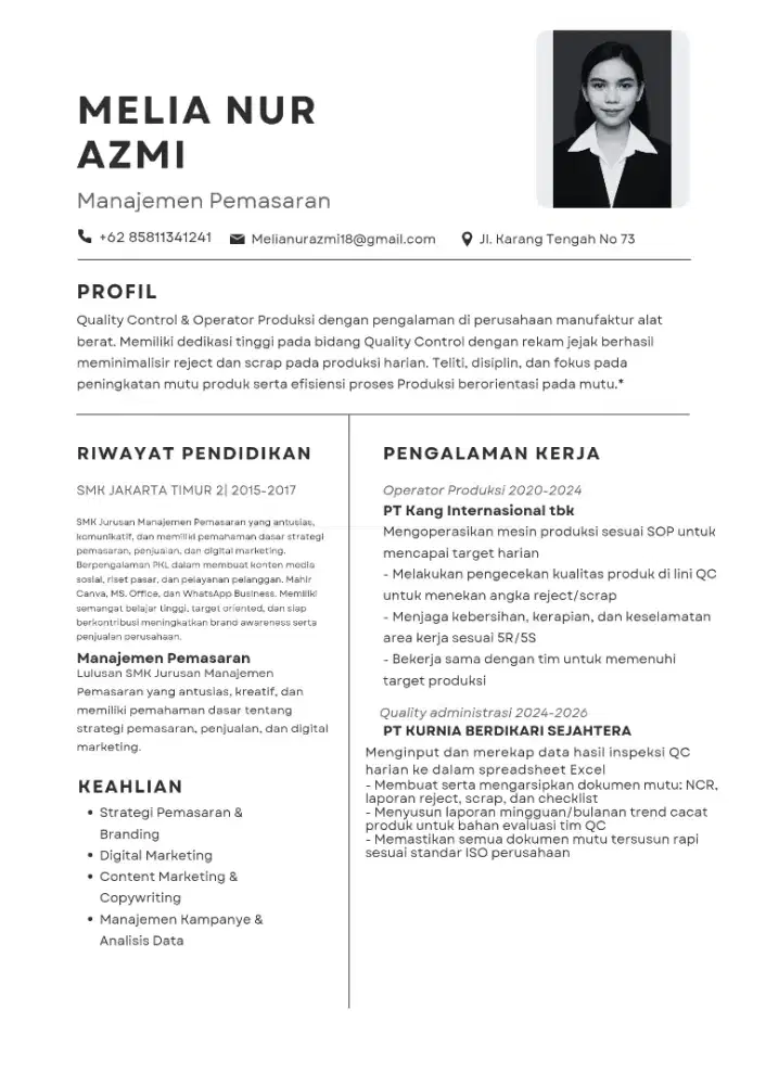 Quality administrasi