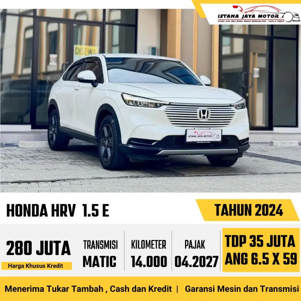 Honda HRV E CVT th 2024 #KM 14 RB