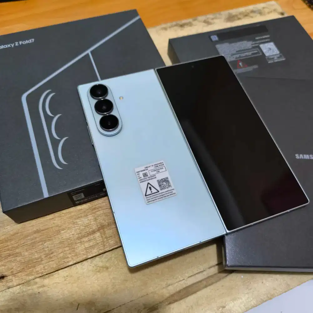 Samsung Z Fold 7 5G 12/512gb resmi sein mulus