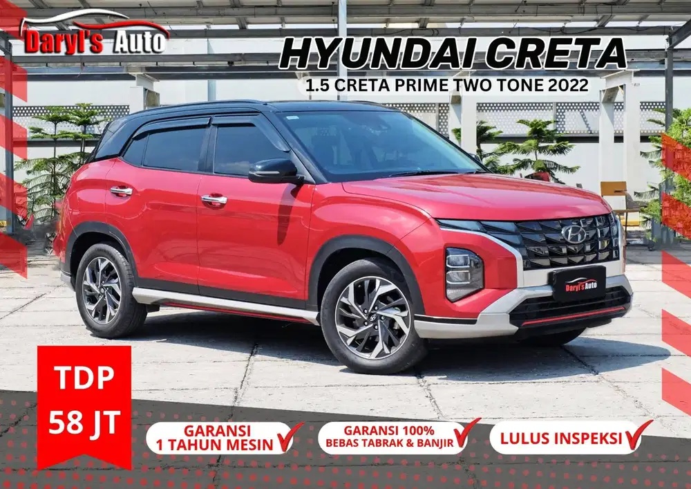 2022 HYUNDAI CRETA PRIME 1.5 TWO TONE Panoramic  Tdp 58jt
