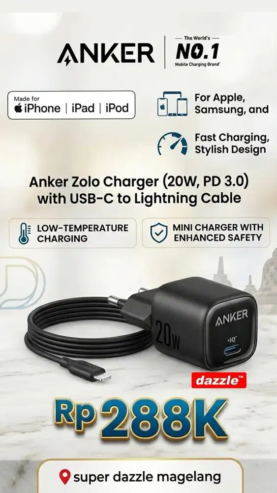 Tc anker set zolo 20 watt c to L /B2699L11