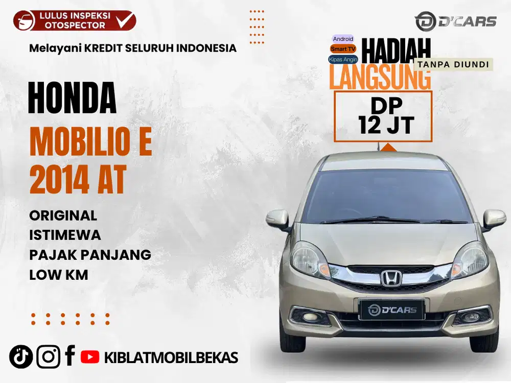 HONDA MOBILIO E 2014 AT LOW KM