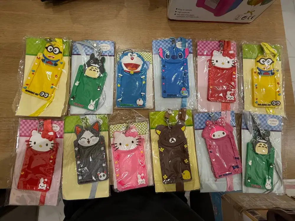 Nametag / ID Card Holder Karakter Lucu – Baru