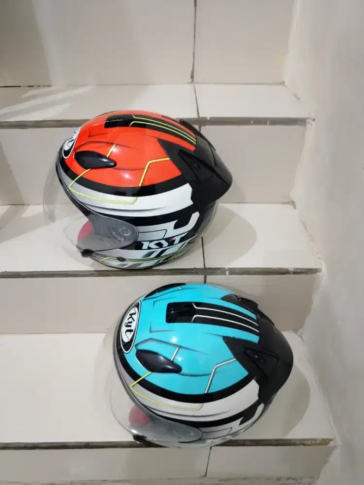 2 Helm KYT DJ maru Couple seris