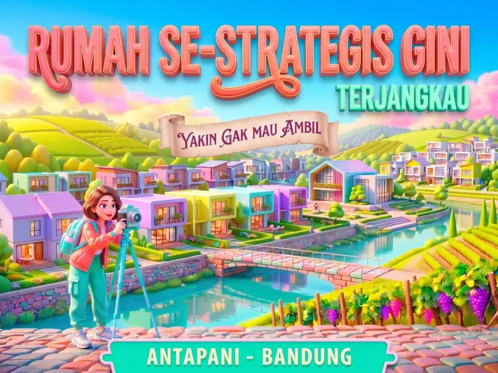 JUAL RUMAH DI ANTAPANI, ARCAMANIK, BANDUNG KOTA.