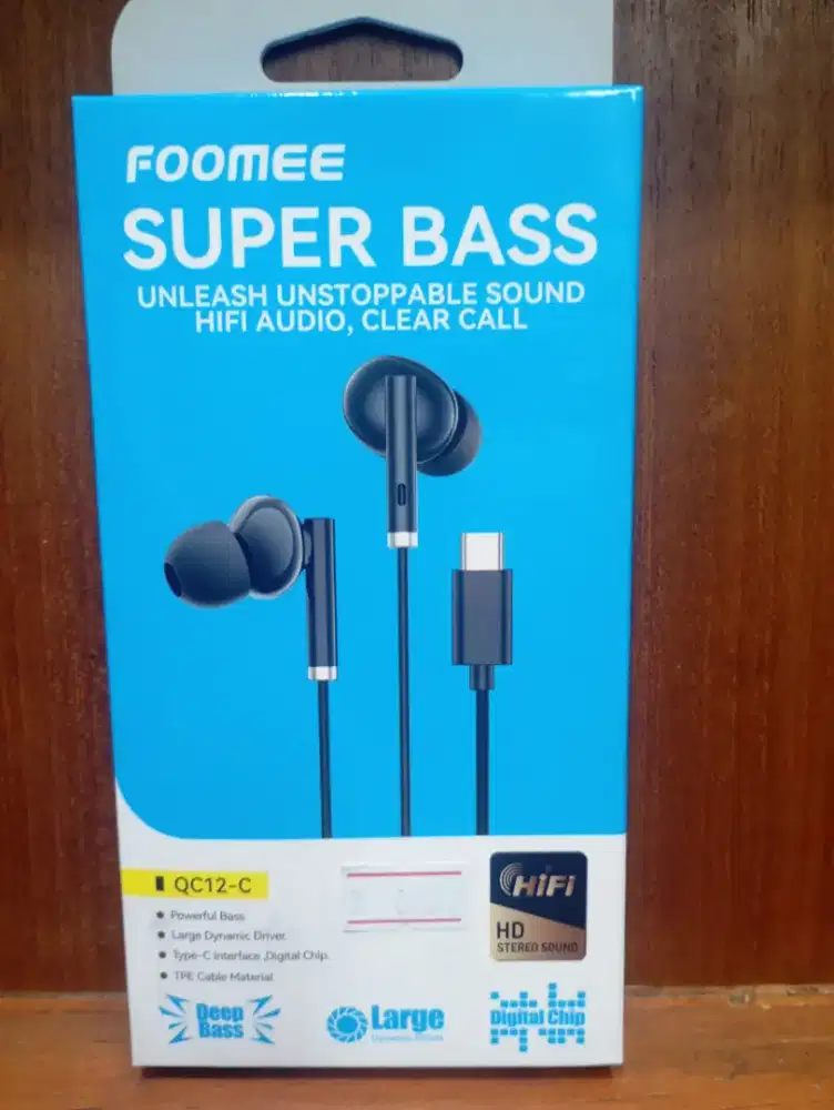 Hetset Foomee Type-C Super Bass