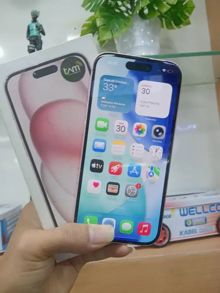 iPhone 15 Basic 128GB pink ex iBox