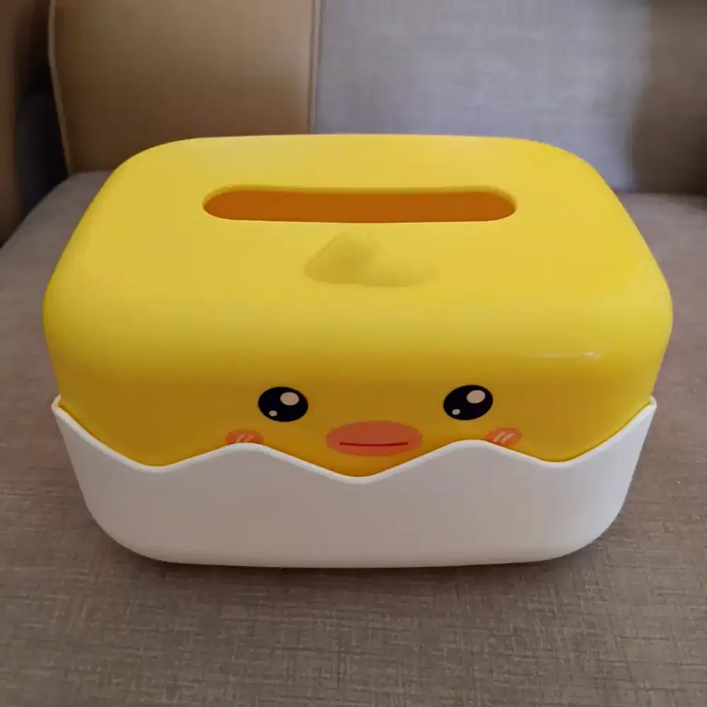 Kotak Tisu Karakter Bebek / Tissue Box Cute / Tempat Tisu Lucu