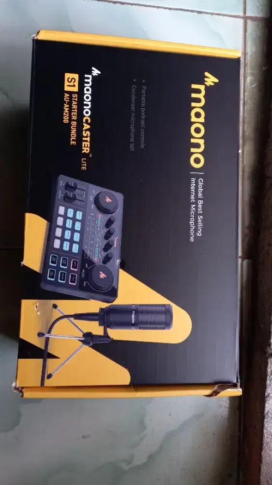 MaonoCaster Lite S1 AU-AM200 Podcast Mixer + Condensor Mic
