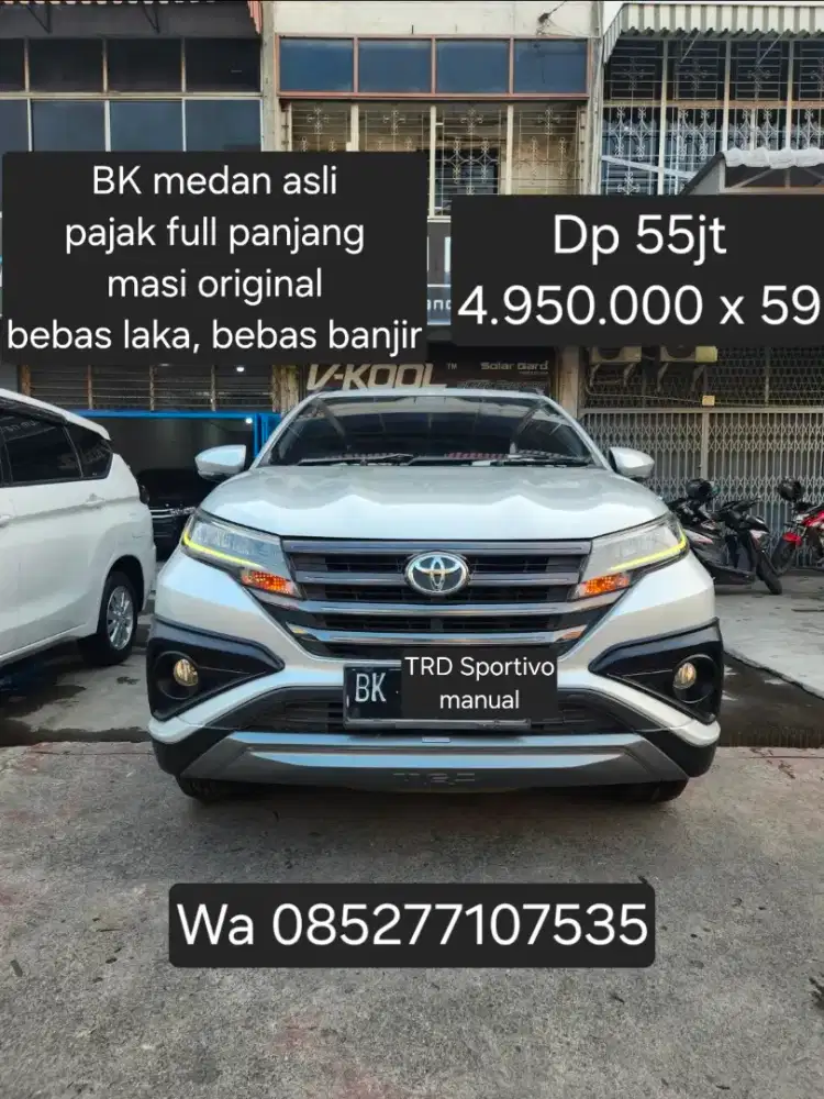Toyota Rush S TRD Sportivo manual 2021 pemakaian 2022