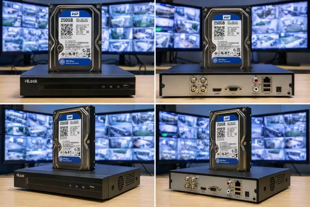 HiLook DVR-204G-F1(S) 4 Channel Full HD 1080 Mulus Terawat