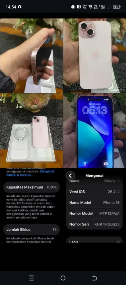 iPhone 15 128 iBox