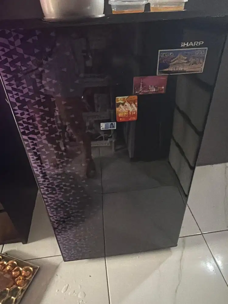 Kulkas Sharp 1 pintu Shine ( ungu)