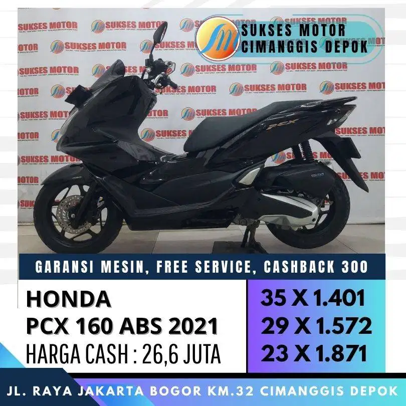HONDA NEW PCX 160 ABS 2021 KREDIT PROMO CASHBACK 300 RIBU