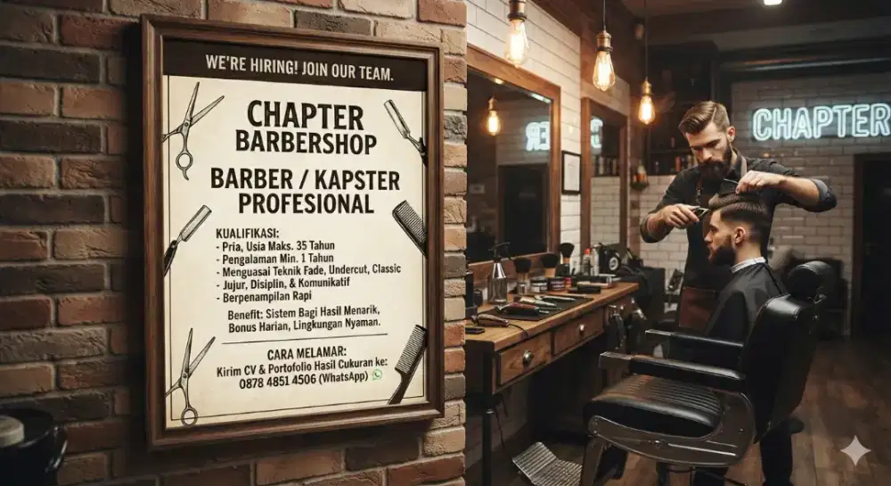 Chapter/barber berpengalaman