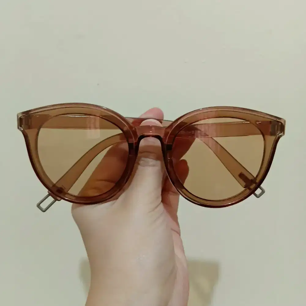 FRAME KACAMATA WANITA COKLAT TRANSPARAN SUNGLASSES